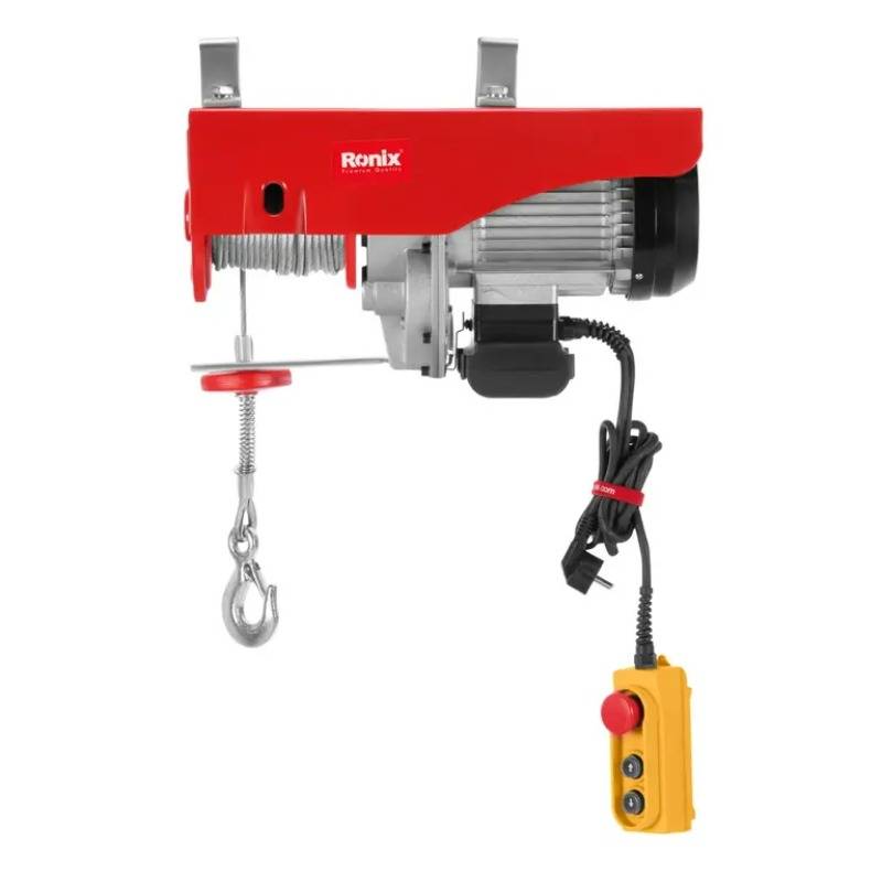 بالابر برقی صنعتی ۱۰۰۰ کیلویی با کابل ۱۸ متری مدل RH‑4136 رونیکس