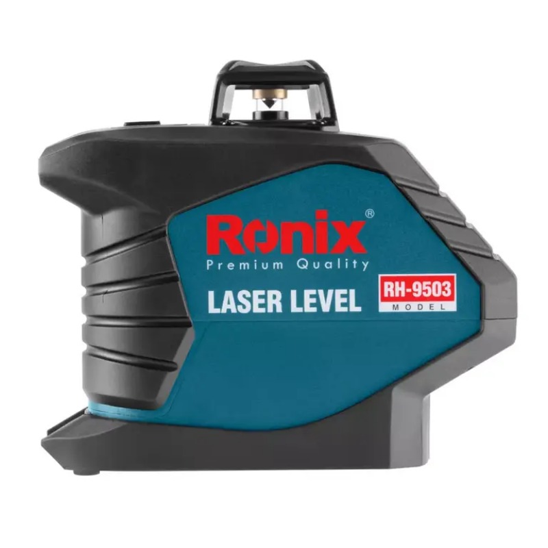 تراز لیزری دوخط ۱۲۰° + ۳۶۰° نور قرمز رونیکس مدل RH‑9503