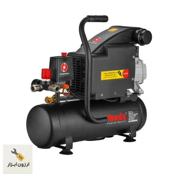 کمپرسور باد ۱۰ لیتری رونیکس مدل RC‑1010 (برق ۲۲۰ ولت)