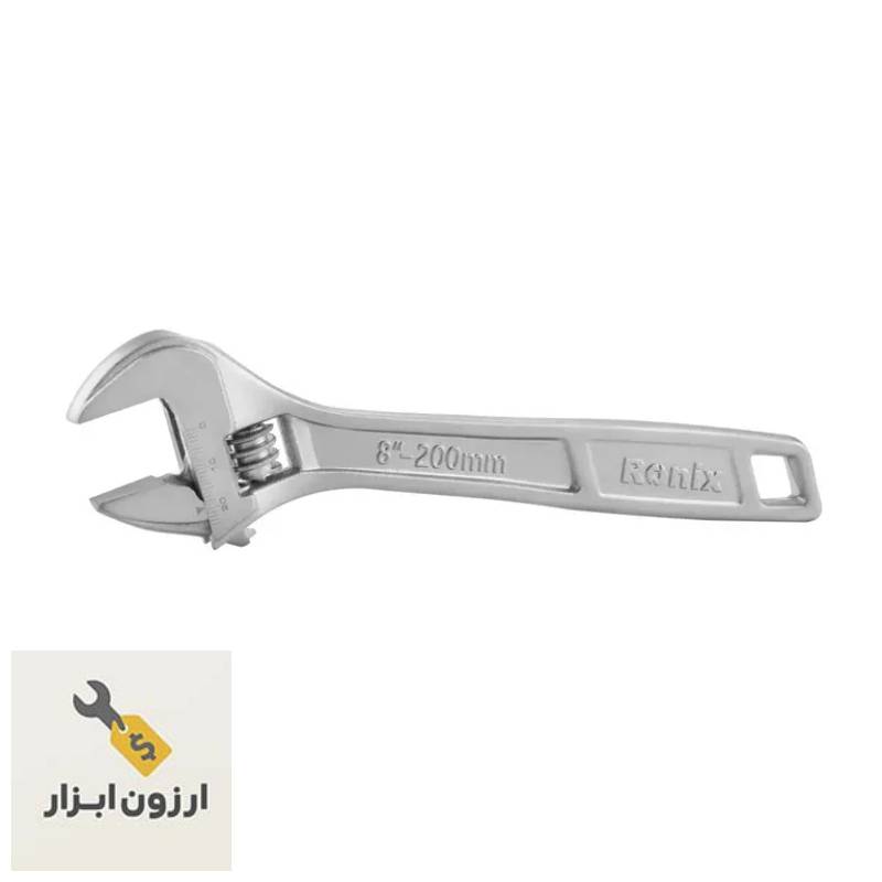 آچار فرانسه سایز ۸ اینچ RH‑2431 مدل کروم