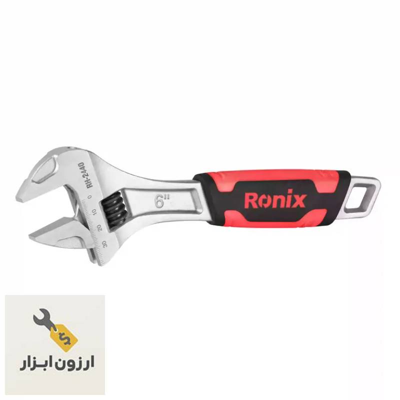 آچار فرانسه سایز ۶ اینچ مدل RH‑2440 روکش دار