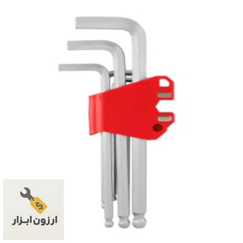 مجموعه آلن شش گوش ۹ عددی بلند مگنتی مدل RH-2034 رونیکس