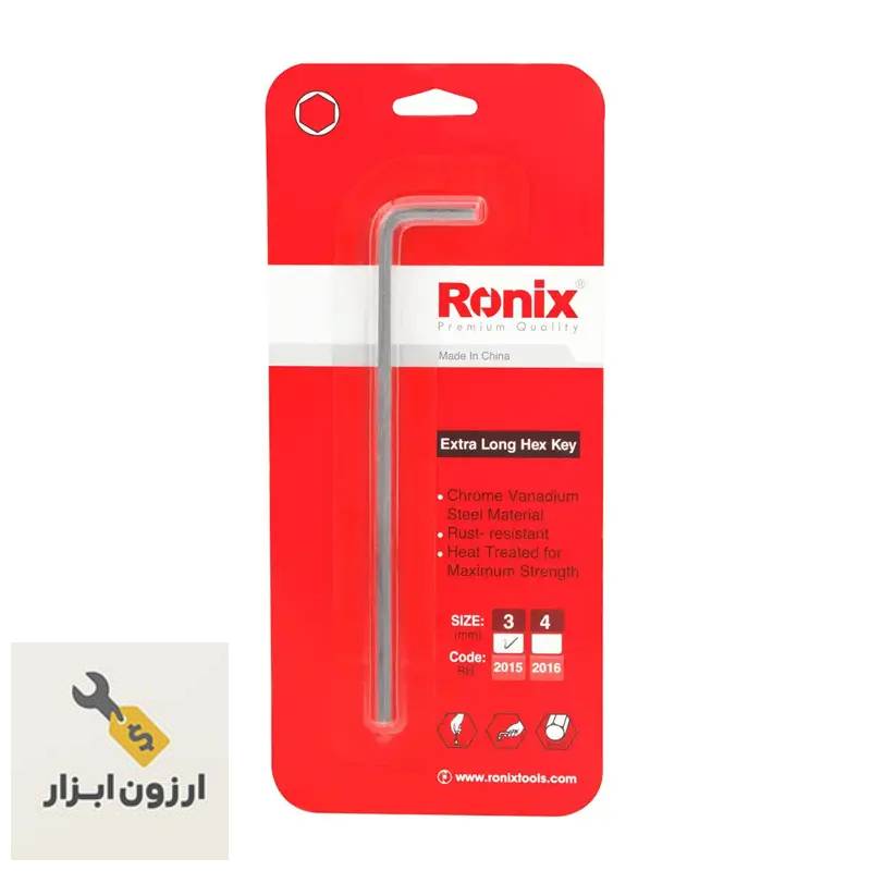 آچار آلن تک بلند ۳ mm مدل RH-2015 رونیکس