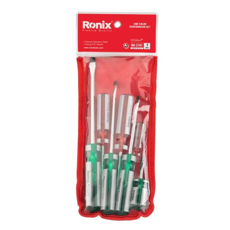 ست پیچ گوشتی معمولی ۷ عددی رونیکس مدل RH-2701