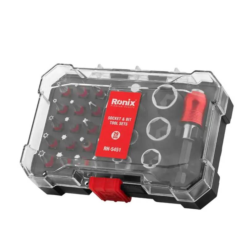 ست سری پیچ گوشتی و بکس ۲۹ عددی رونیکس مدل RH-5451