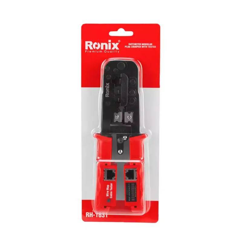 انبر سوکت زن شبکه با تستر رونیکس مدل RH-1831