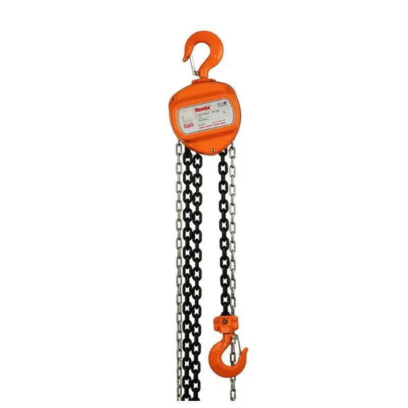 جرثقیل زنجیری ۱ تن (زنجیر ۳ متری) رونیکس مدل RH-4102