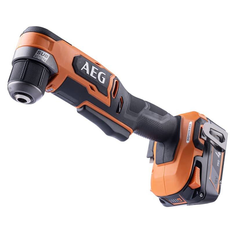 دریل پیچ گوشتی شارژی سر کج آاگ مدل BS18SRABL-0 بدون باطری و شارژر