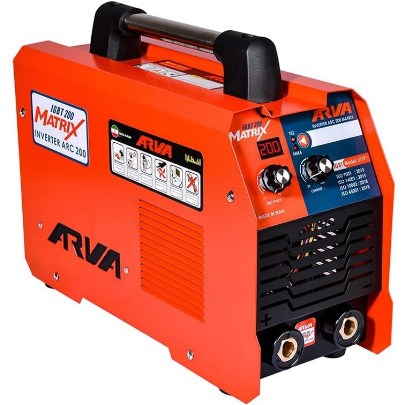 دستگاه جوشکاری اینورتر ماتریکس ۲۰۰ آمپر دو ولوم مدل 2177