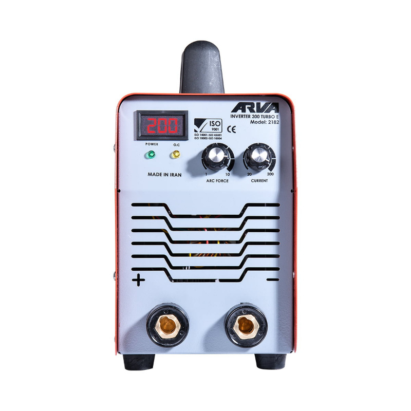 دستگاه جوشکاری اینورتر ۲۰۰ آمپر توربو E مدل ۲۱۸۲ آروا
