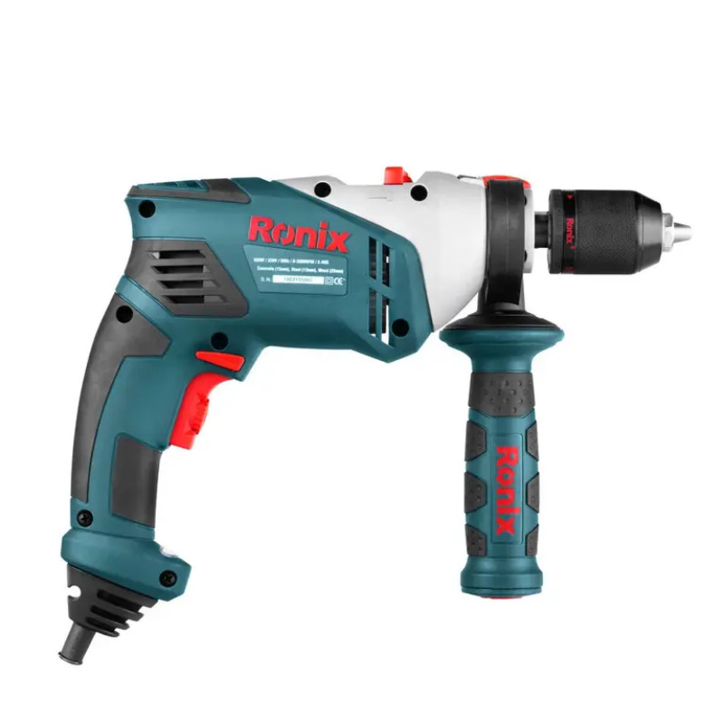 دریل چکشی اتوماتیک فلزی ۱۳ میلی متری ۶۵۰ وات مدل 2213 رونیکس