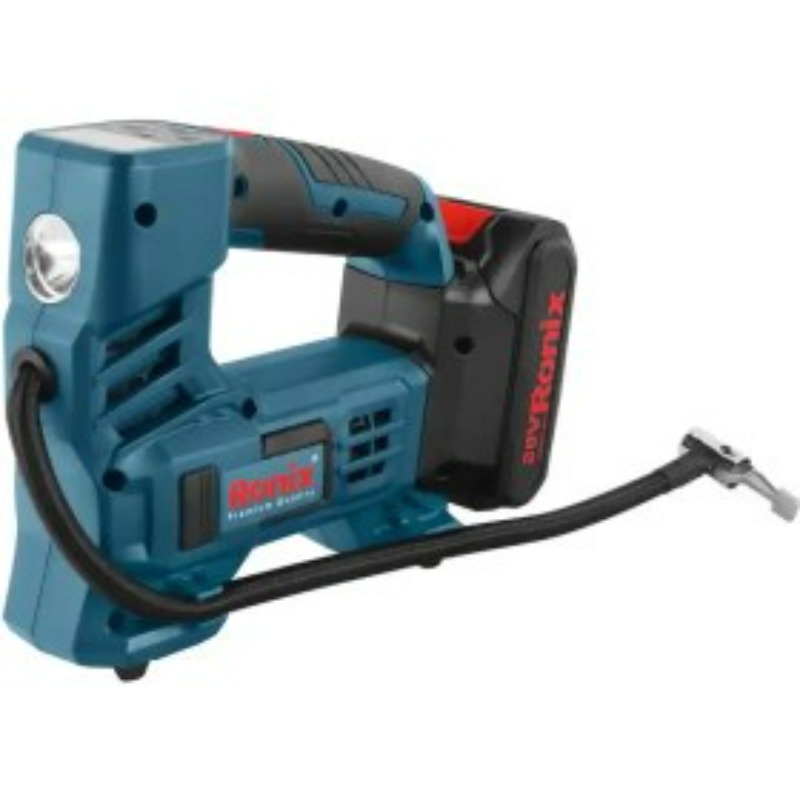 مینی کمپرسور شارژی ۲۰ ولت مدل ۸۶۰۵ رونیکس