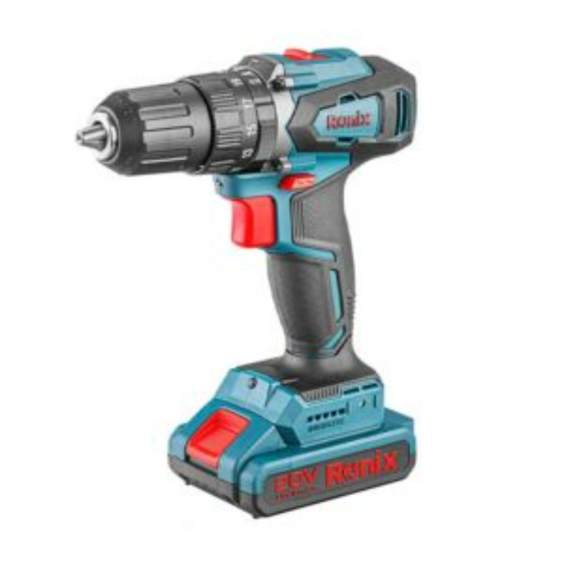 کیت دریل شارژی ۱۳ میلی متری ۲۰ ولت براش لس مدل 8900K Topline رونیکس