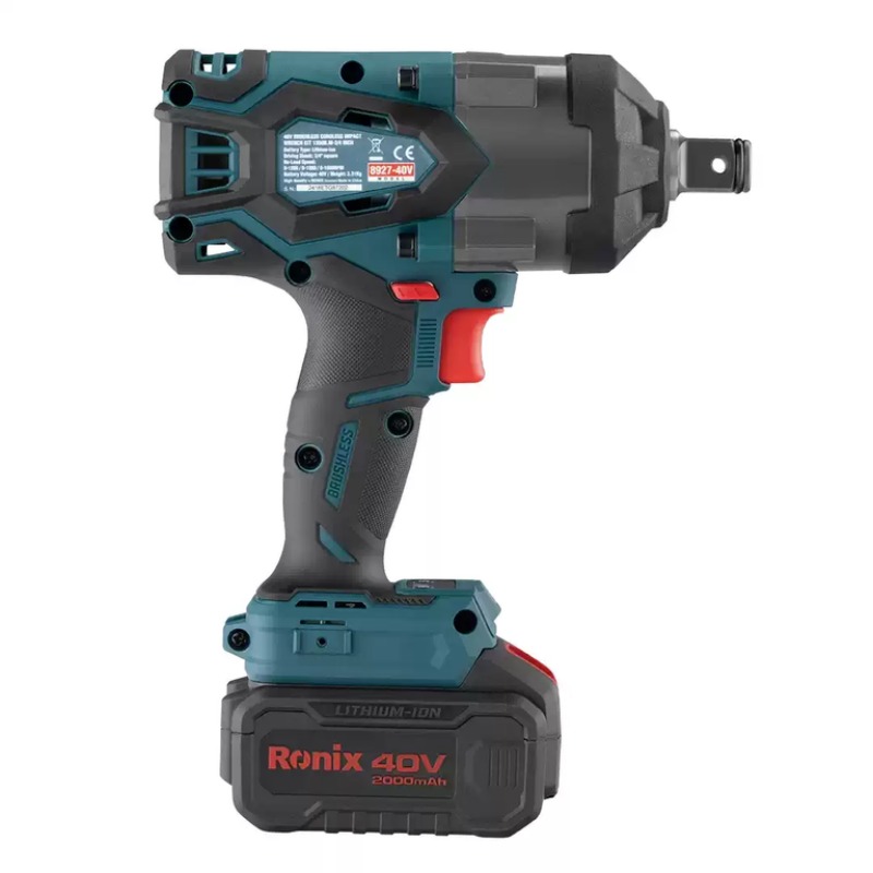 کیت بکس شارژی براش لس ۴۰ ولت مدل 8927-40V رونیکس