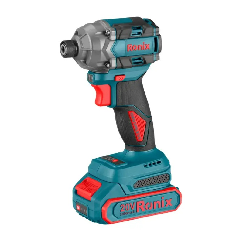 پیچ گوشتی شارژی ۲۰ ولت براش لس مدل ۸۶۷۱ رونیکس