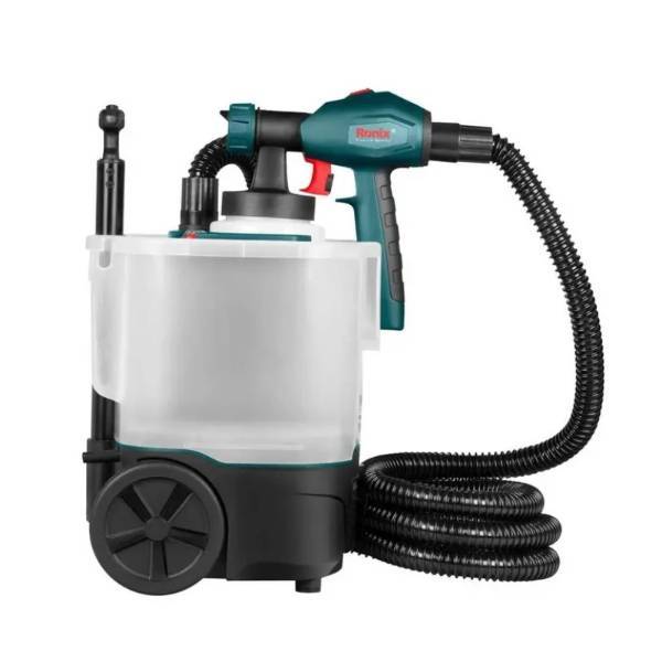 پیستوله برقی ۷۵۰ وات چرخ دار HVLP مدل 1375T رونیکس