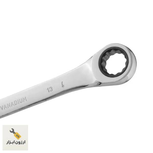 آچار دستی یک سر جغجغه / یک سر تخت رونیکس RH‑2163 سایز ۱۳ mm