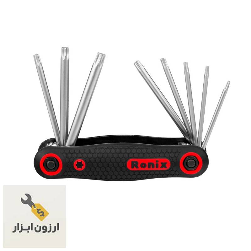 آچار آلن ستاره ای چاقویی مدل RH-2021 رونیکس – ۸ عددی