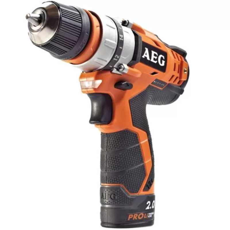 دریل پیچ‌گوشتی شارژی آاگ مدل BBS12C2-202BKIT