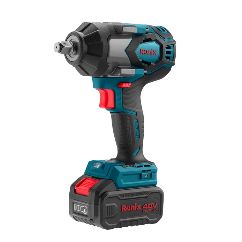 کیت بکس شارژی براش لس ۱⁄۲ اینچ مدل 8907-40V رونیکس